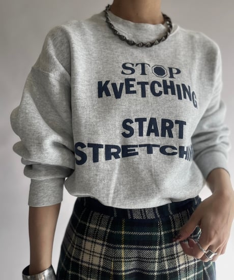 【USED】 Made in USA  Fruit of the Loom Stop...Start Sweat Top/241130-018