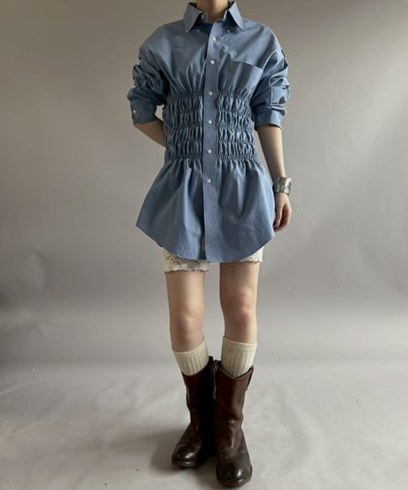 【RE;CIRCLE】 RE Shirring Shirt / 260504-003