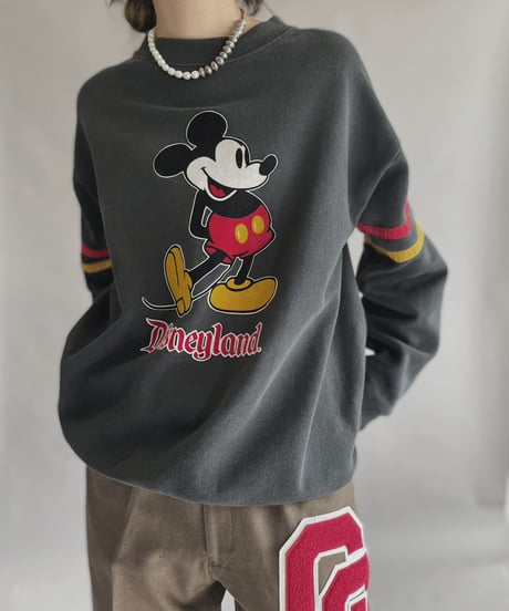【USED】 Disney Micky Sweat Shirt / 230128-015