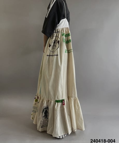 【RE;CIRCLE】RE Eco-Friendly Bag Camisole Long One-piece / 240418