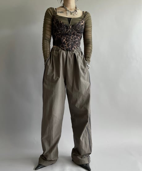 【USED】 L/S Design Sheer  Top /240914-002