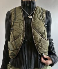 【RE;CIRCLE】 RE Liner Code Vest Khaki / LINER-06