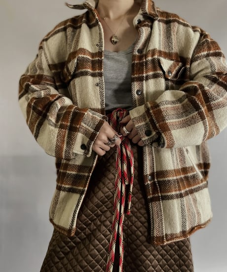 【USED】 Checked Zipup Jacket / 221210-024