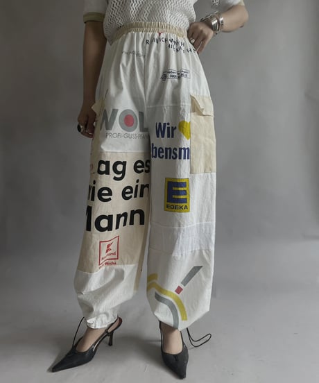 【RE;CIRCLE】RE Eco-Friendly Bag Rraw Cord Pants / 230427-018