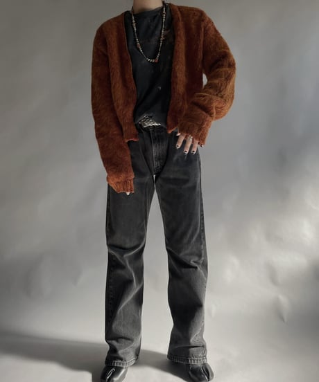 【USED】Vintage Mohair Mix Cardigan / 240101-027