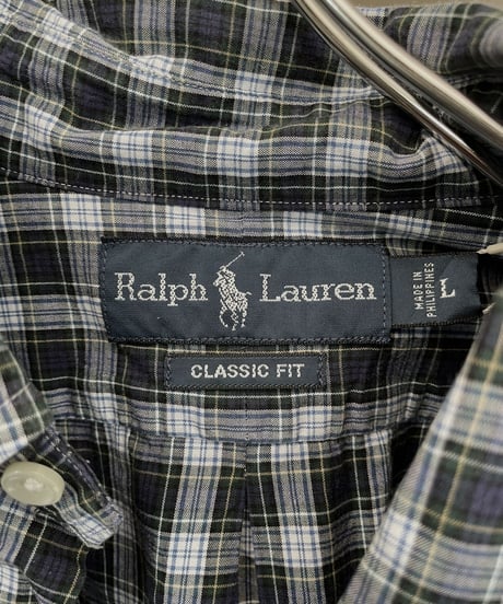 【USED】 Polo Ralph Lauren Checked Shirt / 220820-015