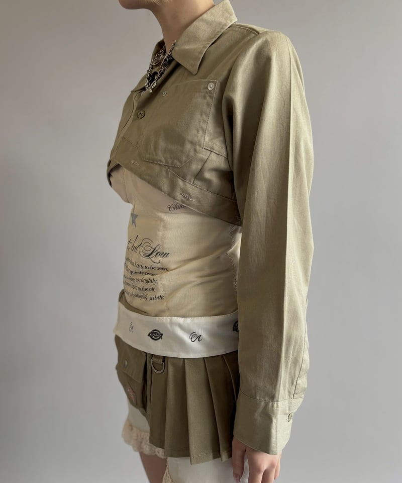 Chinatsu Aoyama】 RE Makers Shirt Khaki / 26070