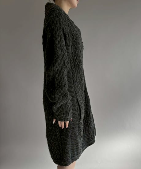 【USED】 Zip Design Long Knit Top / 260124-013