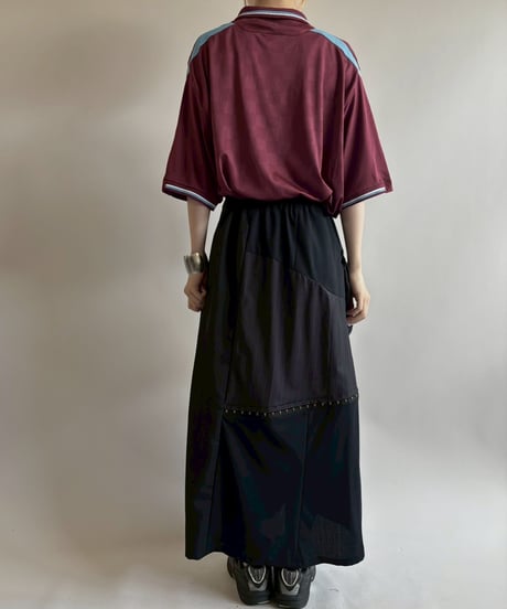 【RE;CIRCLE】 RE Suit Asymmetry Long Skirt/ 250717-019