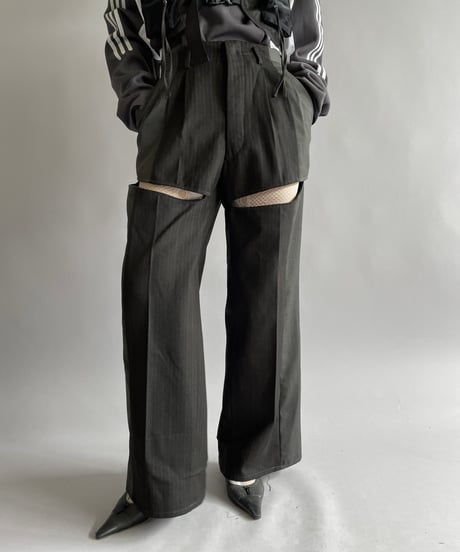 【RE;CIRCLE】 Re Suit Slit Pants/ 241003-019