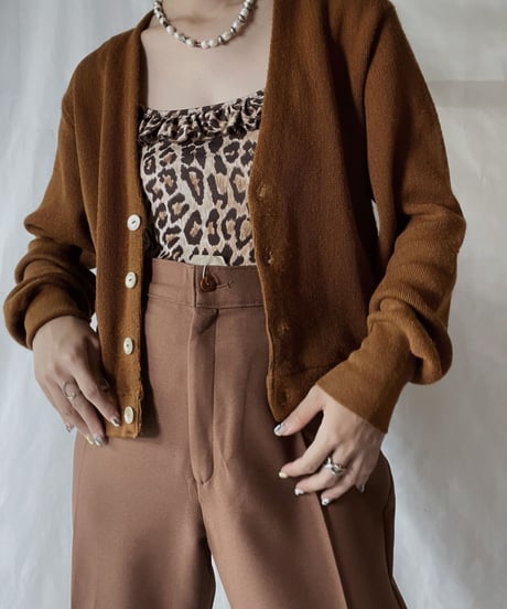 【USED】 Acrylic Knit Cardigan②/210930-027