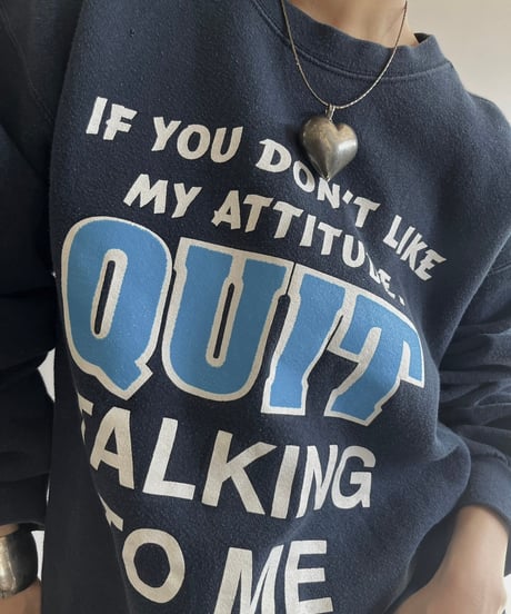 【USED】QUIT Sweat Top /241019-026