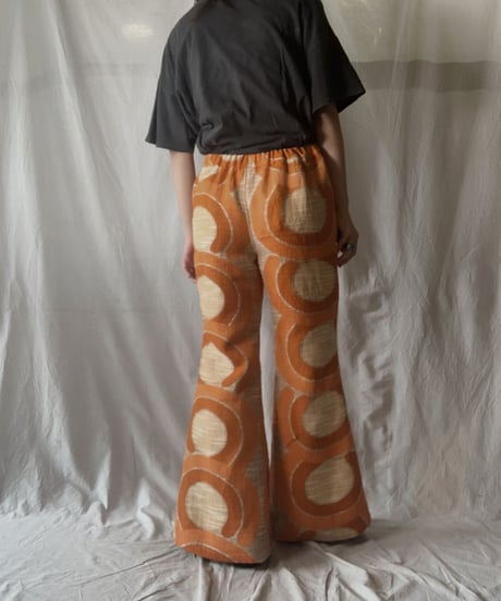 【RE;CIRCLE】 RE Antique Curtain Flare Pants③/ 210703-005