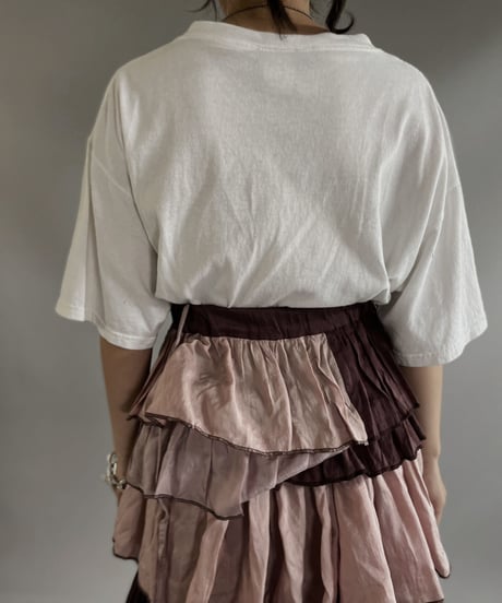 【RE;CIRCLE】RE Tiered Skirt & Bra Set / 230803-007