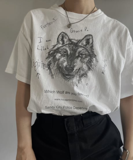 【USED】   S/S Wolf T-Shirt / 230729-011