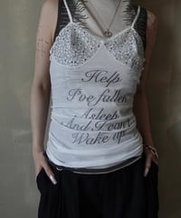 【RE;CIRCLE】 Re Embroidered Camisole Top  /  250724-021