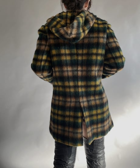 【USED】 Plaid Duffel Coat / 240101-033