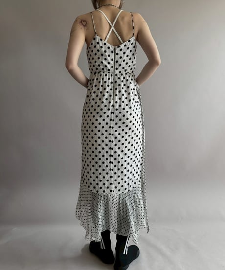 【USED】 Dot Pattern Camisole One-Piece/ 260404-005