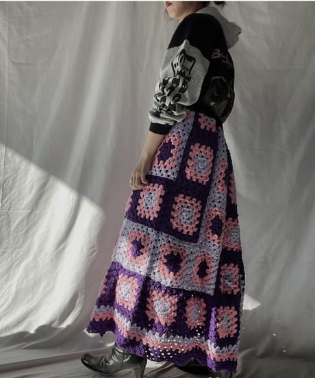 【RE;CIRCLE】 RE Granny Long Skirt⑤/211216-044