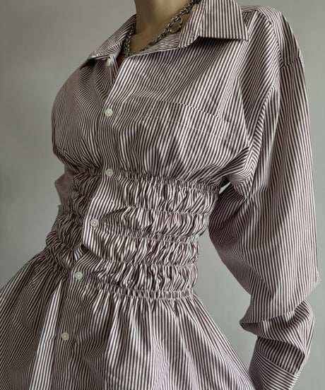 【RE;CIRCLE】 RE Shirring Shirt / 260409-011