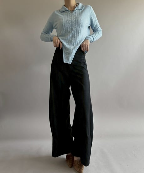 【RE;CIRCLE】 RE Rib Knit Leotard Top / 260416-001