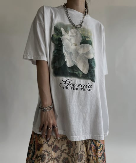 【USED】 Short Sleeved Flower T-shirt / 220611-008
