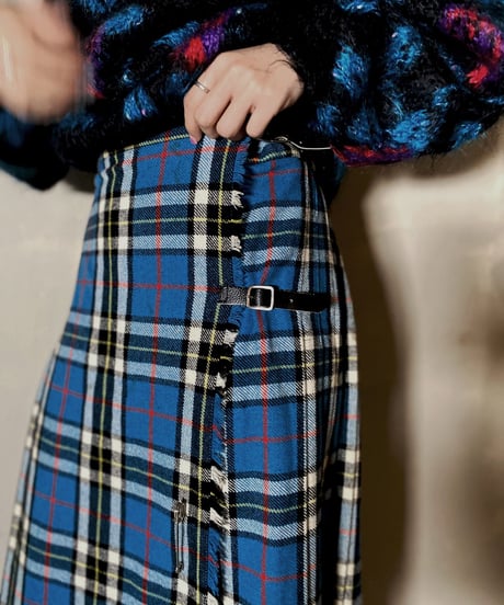 【USED】 Kilt Long Skirt / 201204-021