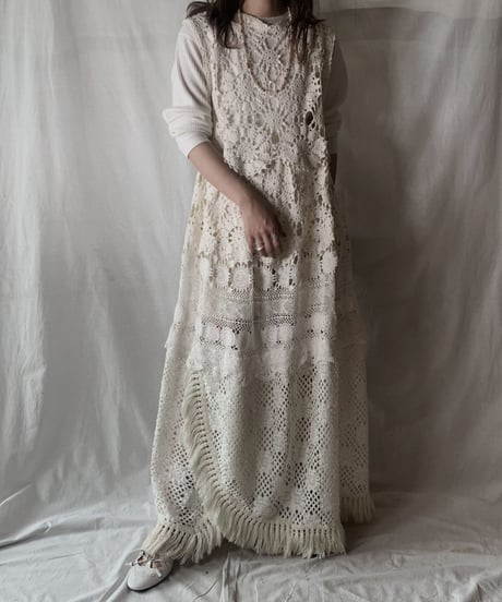 【RE;CIRCLE】  RE Crochet N/S Dress ②/210512-006