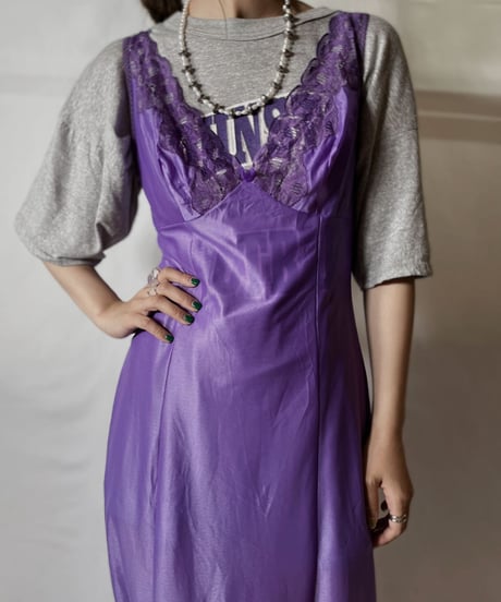 【USED】  Poly Camisole One-piece①/20210819-011