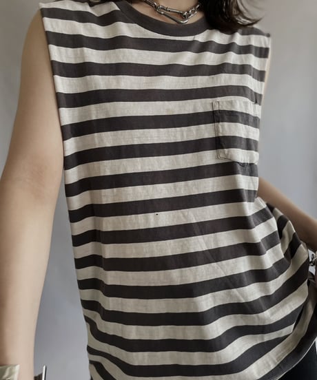 【USED】 Striped Tank Top / 230520-016