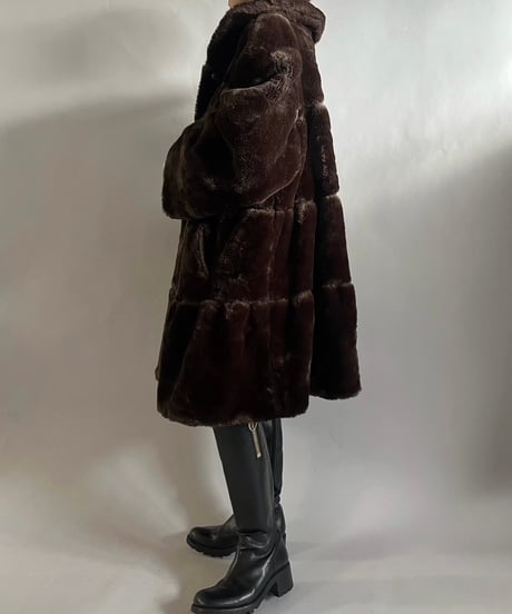【USED】  Fake Fur Coat /241221-022