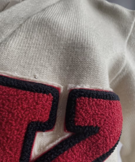 【USED】 Wilson Knit Lettered Cardigan / 230211-024