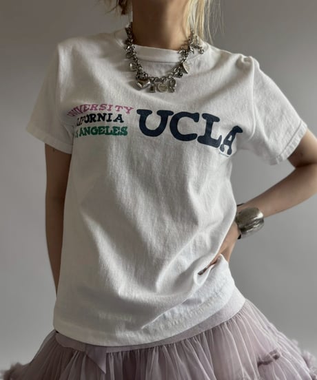 【USED】 RESIZED Made in USA 90's JERZEES UCLA T-Shirt / 260627-023