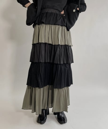【RE;CIRCLE】 RE Indian Cotton Skirt / 220503-009