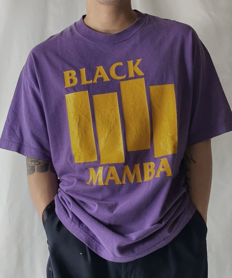 【USED】 S/S T-shirt BLACK MANBA/210801-005