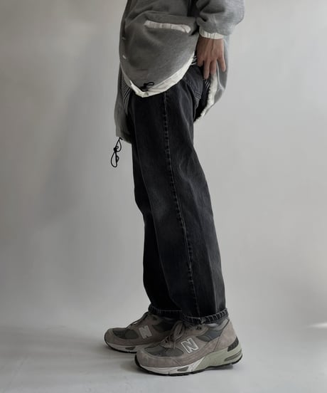 【USED】  Made in USA Levi's Denim Pants 560 Black / 220416-003