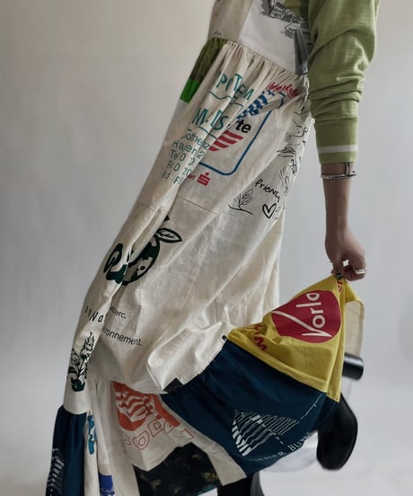 【RE;CIRCLE】 RE Eco-Friendly Bag Camisole One-piece / 220825-036