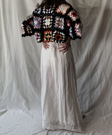【RE;CIRCLE】 RE Granny Knit Top③/210421-009