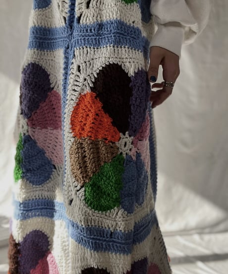 【RE;CIRCLE】 RE Granny Long Skirt⑧/211216-049