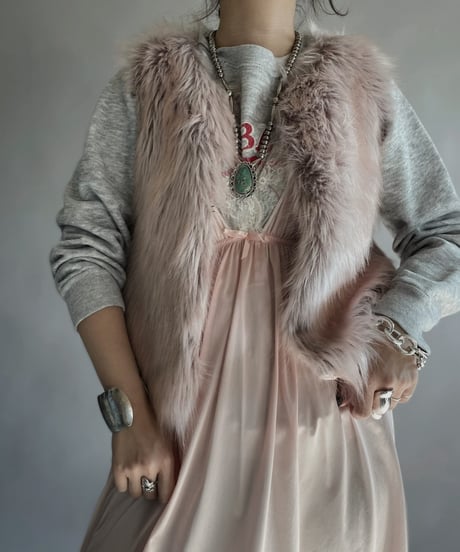 【USED】 CHEROKEE Fake Fur Vest / 240101-038