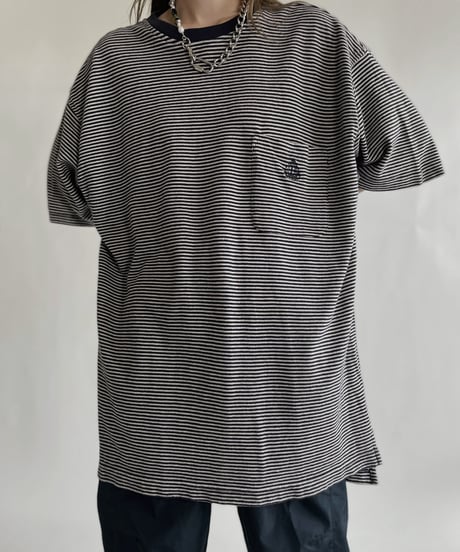 【USED】 IZOD Short Sleeved Striped T-shirt / 220618-020