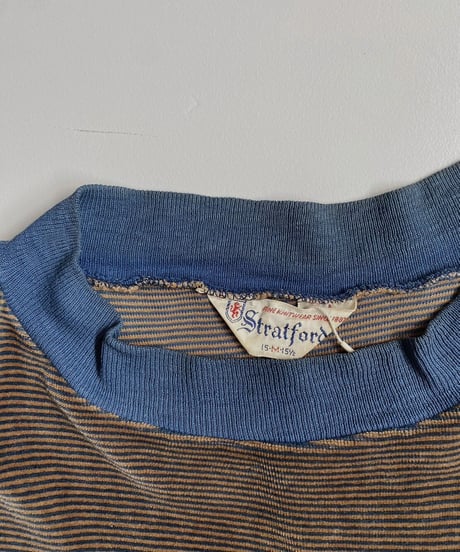 【USED】 S/S pile ringer T-shirt / 230605-005