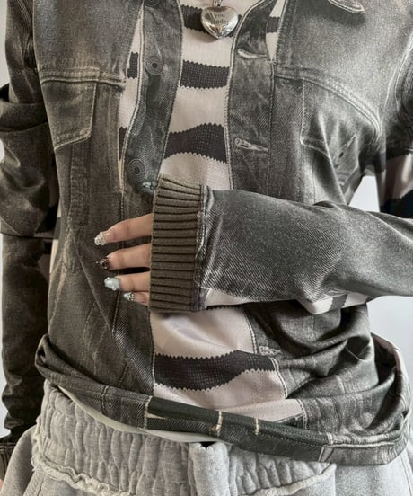 【USED】 Jean Paul GAULTIER × Y/Project Trompel'oeil Skin Top /251101-006
