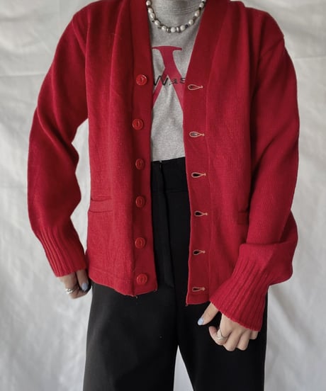 【USED】   Wool Knit Cardigan  /211020-046