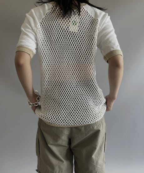 【USED】S/S Mesh T-shirt / 230708-015