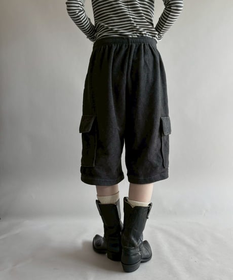 【USED】 Cargo Pocket Fleece Shorts  /260314-012