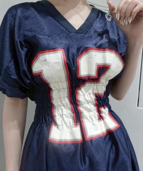 【RE;CIRCLE】 Shirring Football Shirt  /  250522-005