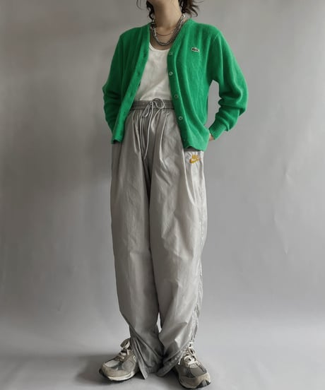 【USED】  Haymaker Lacoste Acrylic Knit Cardigan / 221008-023