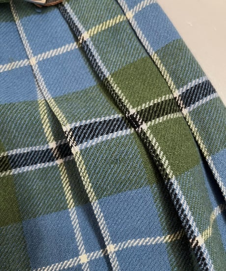 【USED】 Check Pattern Kilt Skirt /250118-014