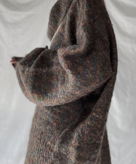 【USED】    Mohair Knit Top④/211216-005